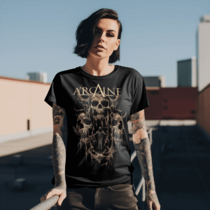 Women’s T-Shirt<br>"Harbinger of Doom" – Beige