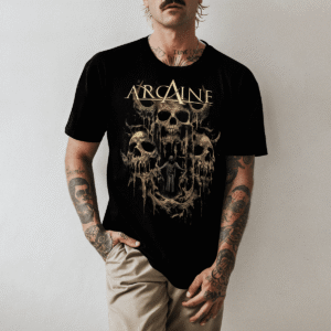 Men’s T-Shirt<br>"Harbinger of Doom" – Beige