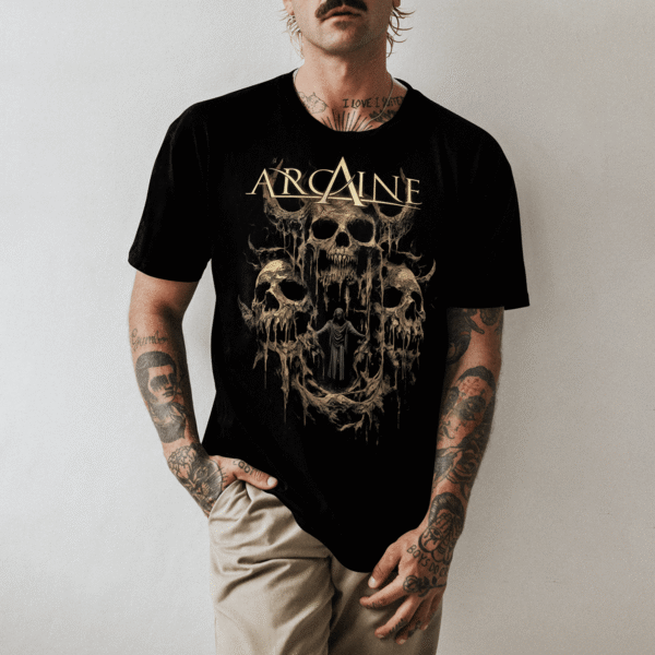 Men’s T-Shirt<br>"Harbinger of Doom" – Beige